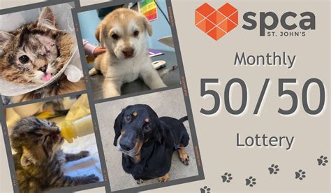 bc spca 50/50|spca 50 50 draw.